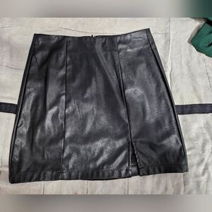 Faux Leather skirt